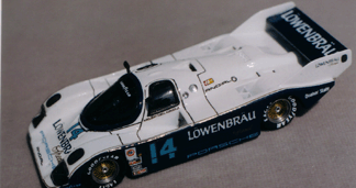 Porsche 962,  Lowenbrau, Daytona Winner 1986, Holbert, Bell, Unser Jr.