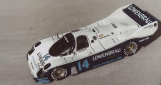 Porsche,  962,  Lowenbrau, Daytona Winner 1987,  Robinson, Bell, Unser Jr., Holbert